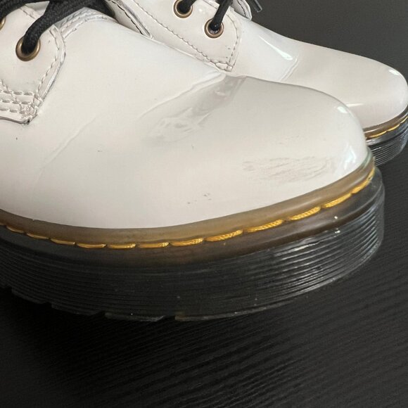 Dr. Martens White Combat Boots - Picture 14 of 15